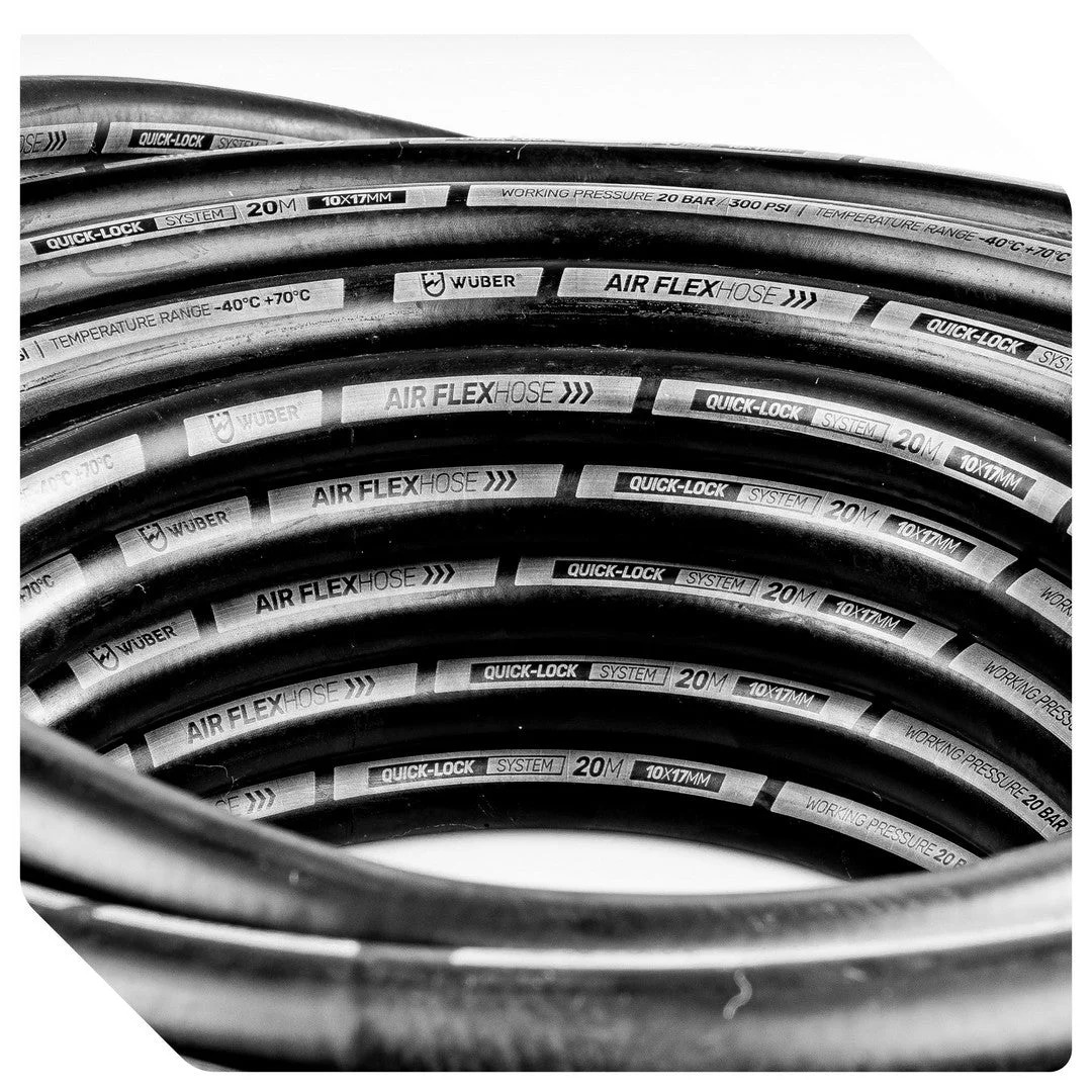 Tryckluftsslang 10x17 mm, 20 m, 20 bar