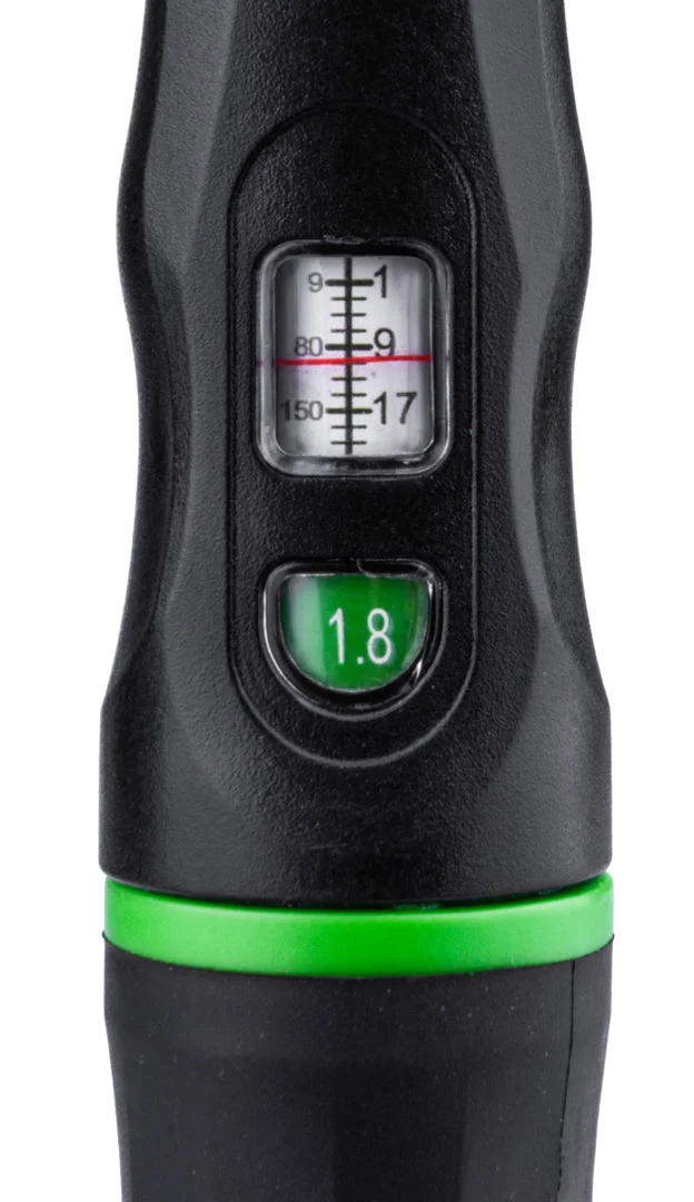 Momentnyckel 1/4" 1-25 Nm, 72 tänder
