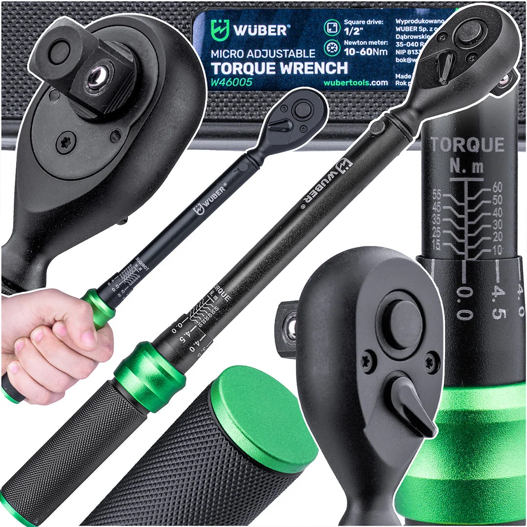Torque Wrench 1/2" 10-60 Nm with Certificate