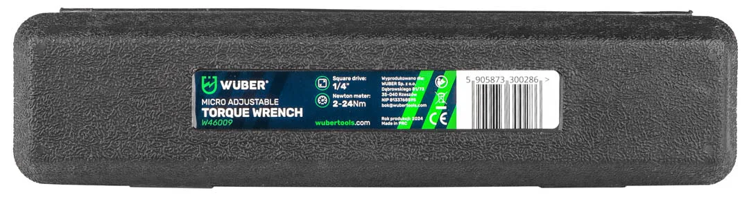 Momentnyckel 1/4" 2-24 Nm med certifikat