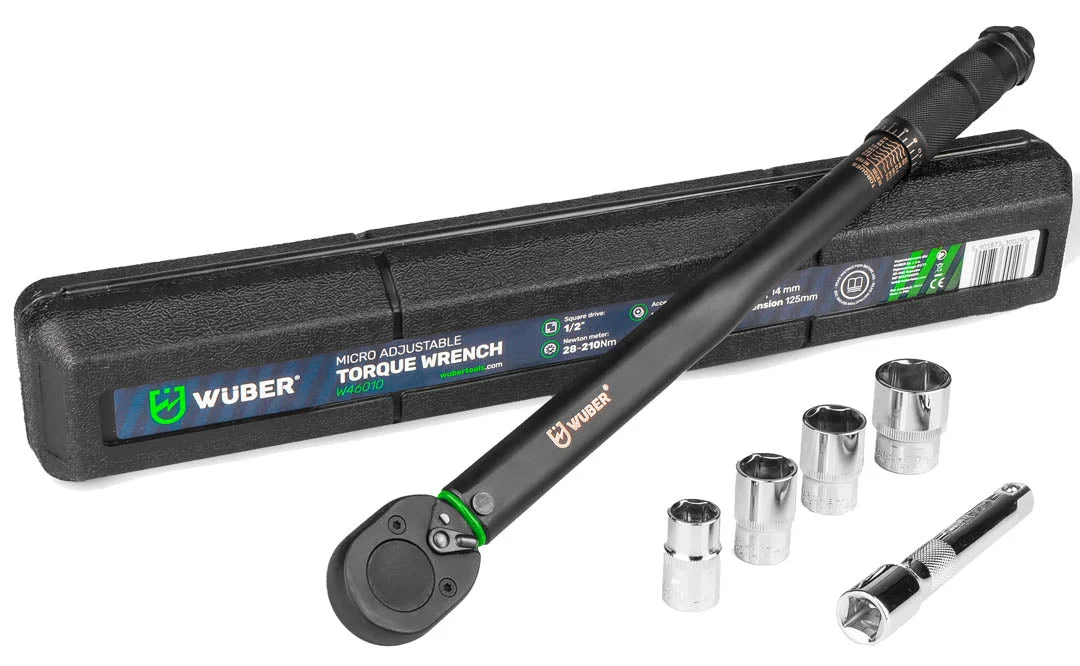 Momentnyckel 1/2" 28-210 Nm med kalibreringscertifikat