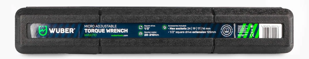 Momentnyckel 1/2" 28-210 Nm med kalibreringscertifikat