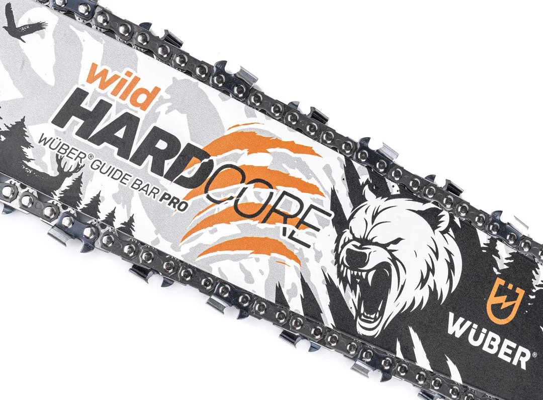 Chainsaw guide bar 15" 38 cm, 2 chains 0.325"