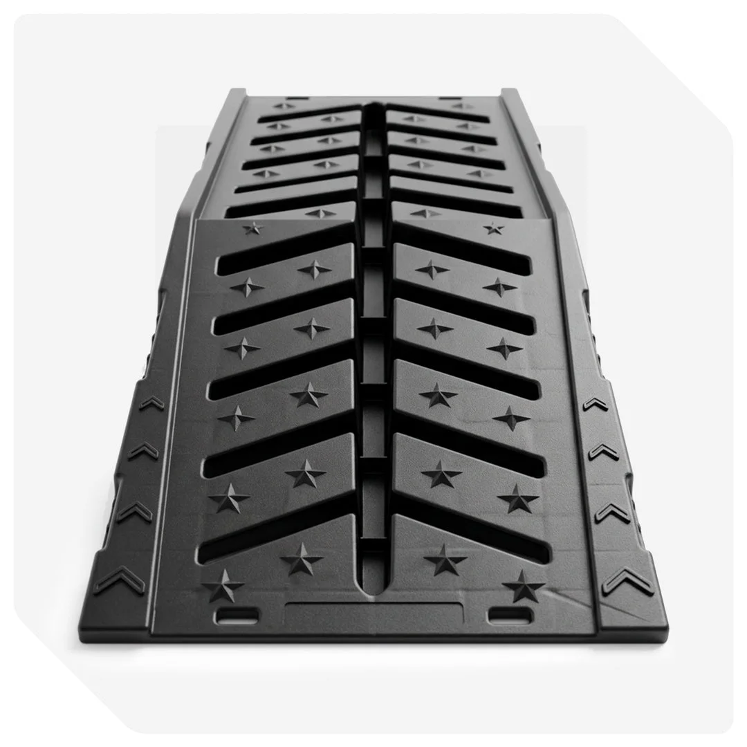 Bilramper 8 t, 2 st, cellstruktur, 280 mm bredd