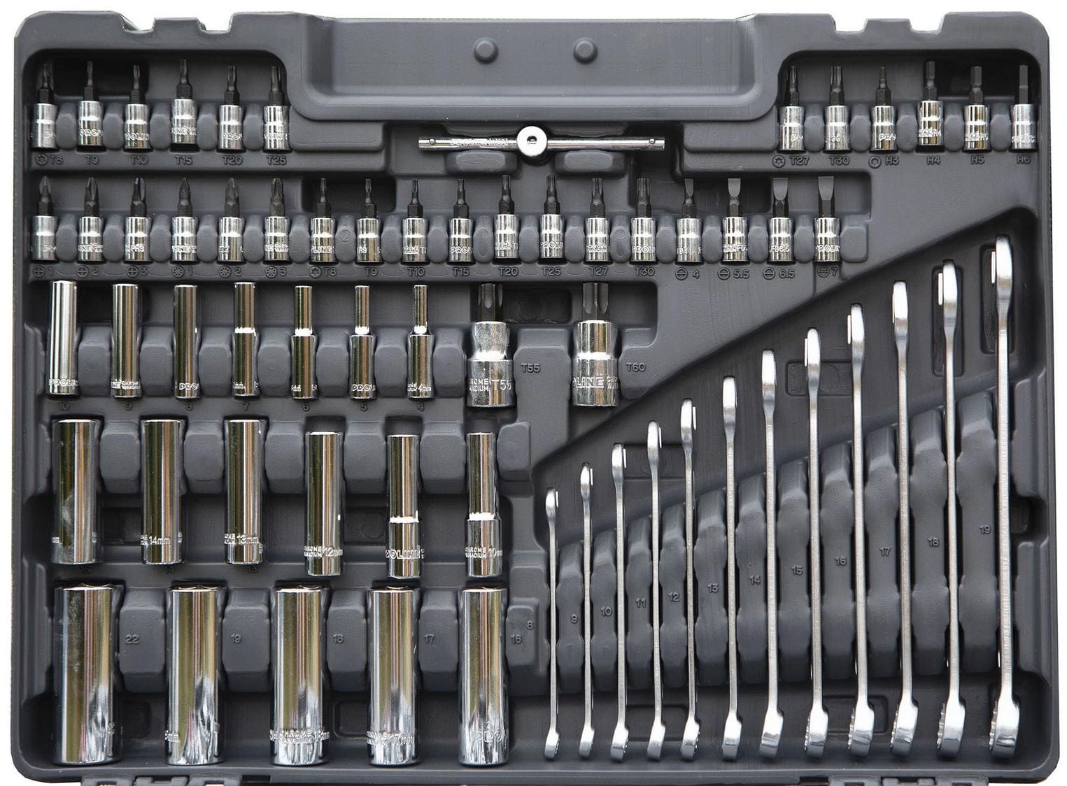 17PC Socket Set Métrico 1/4" unidad de extensión mm Sil180 Trinquete 